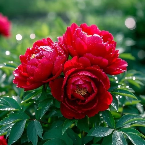 Red Tree Peony